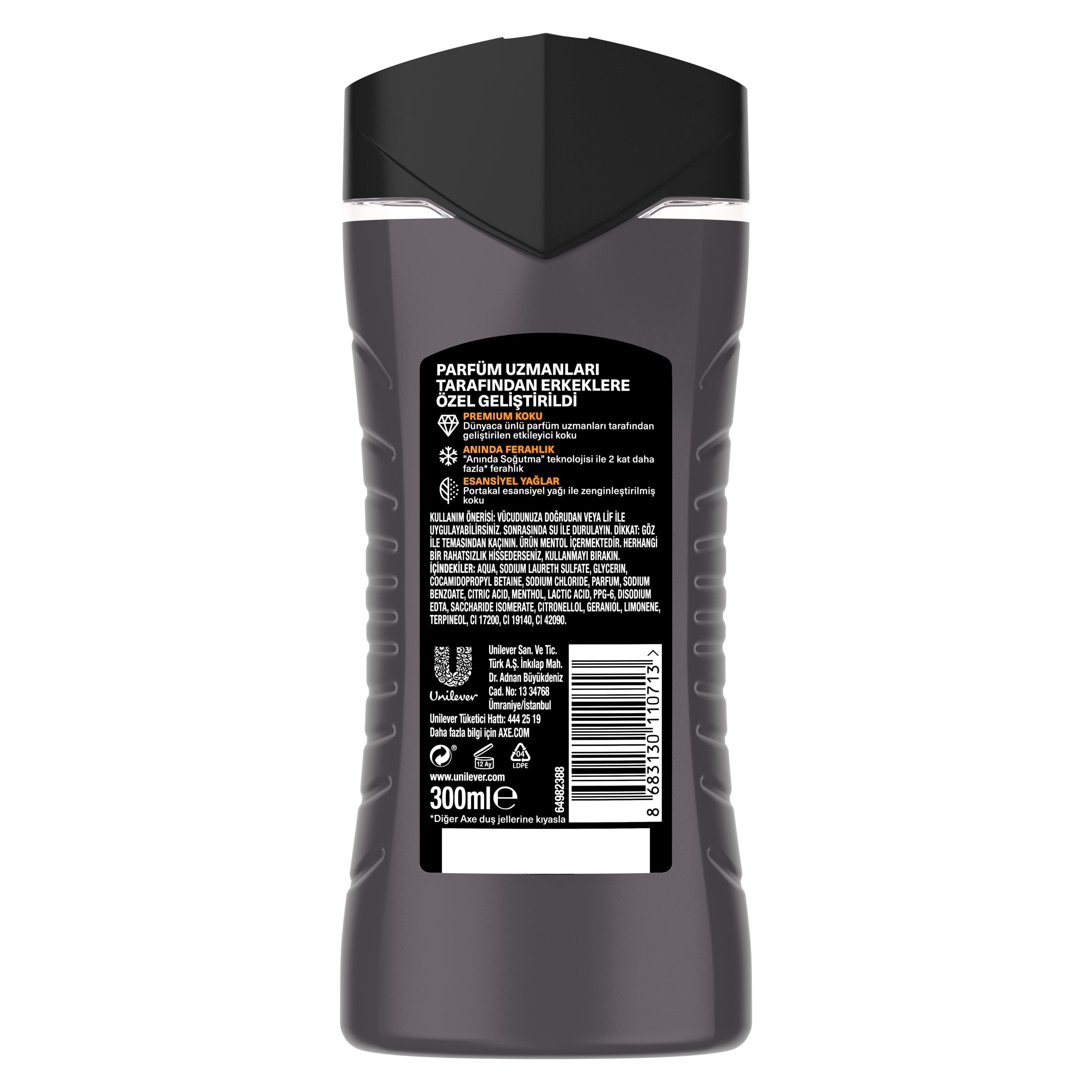 Axe Premium Collection Duş Jeli Black Vanilla 300 ML