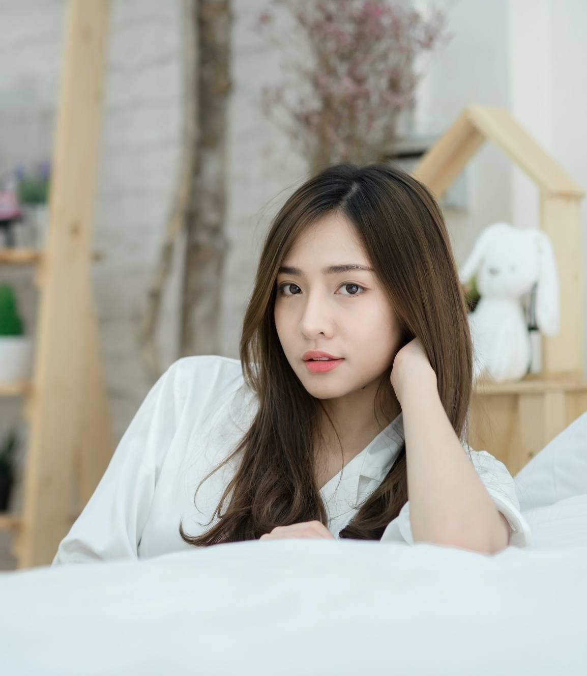 Rambut lurus sehat dan natural