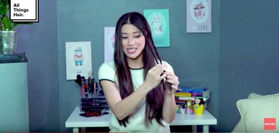 Twist seluruh bagian rambut kecil-kecil.