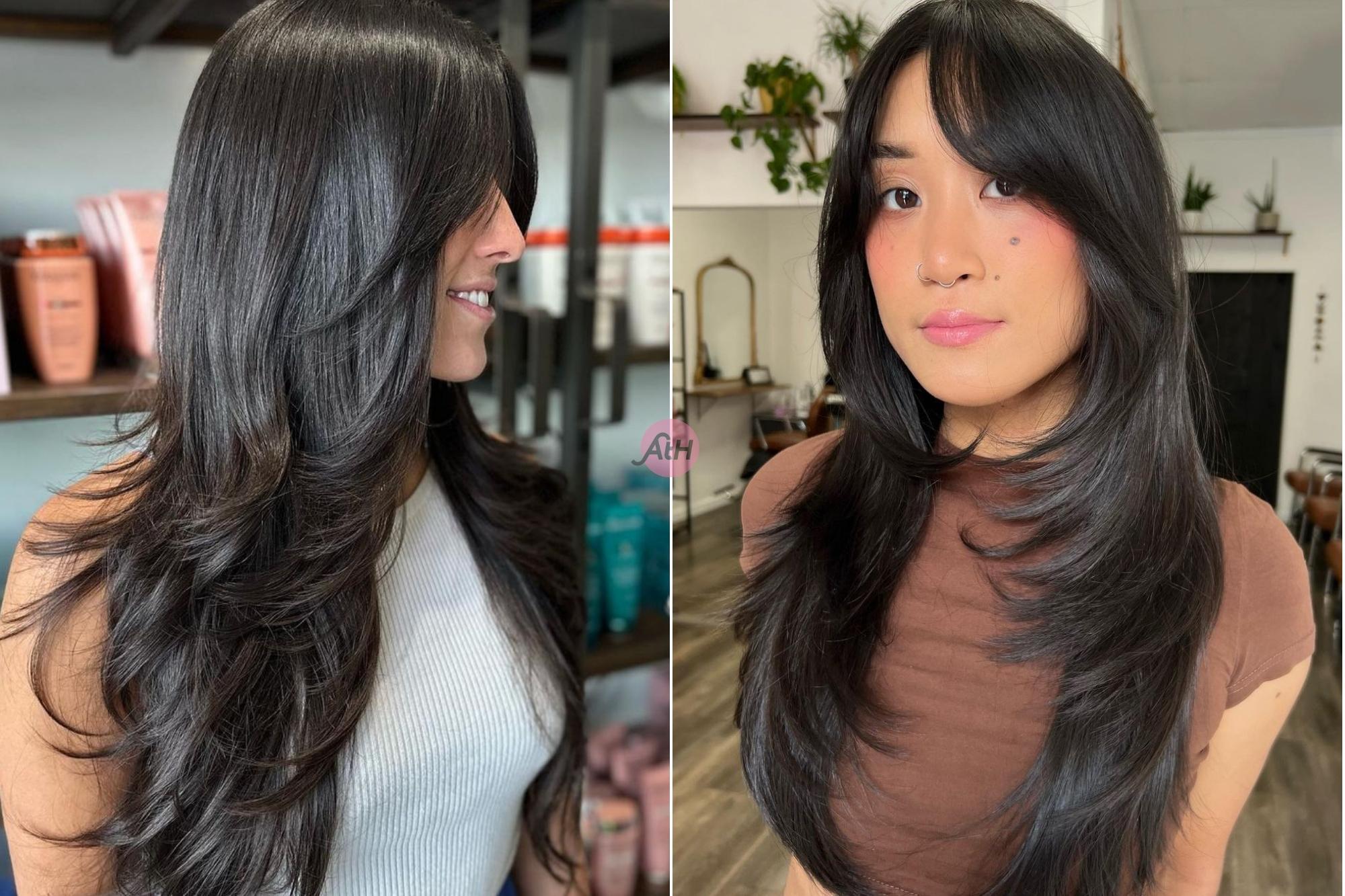 perbedaan butterfly haircut dan c-cut pada rambut wanita