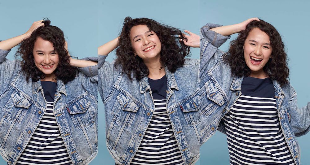 rambut keriting panjang