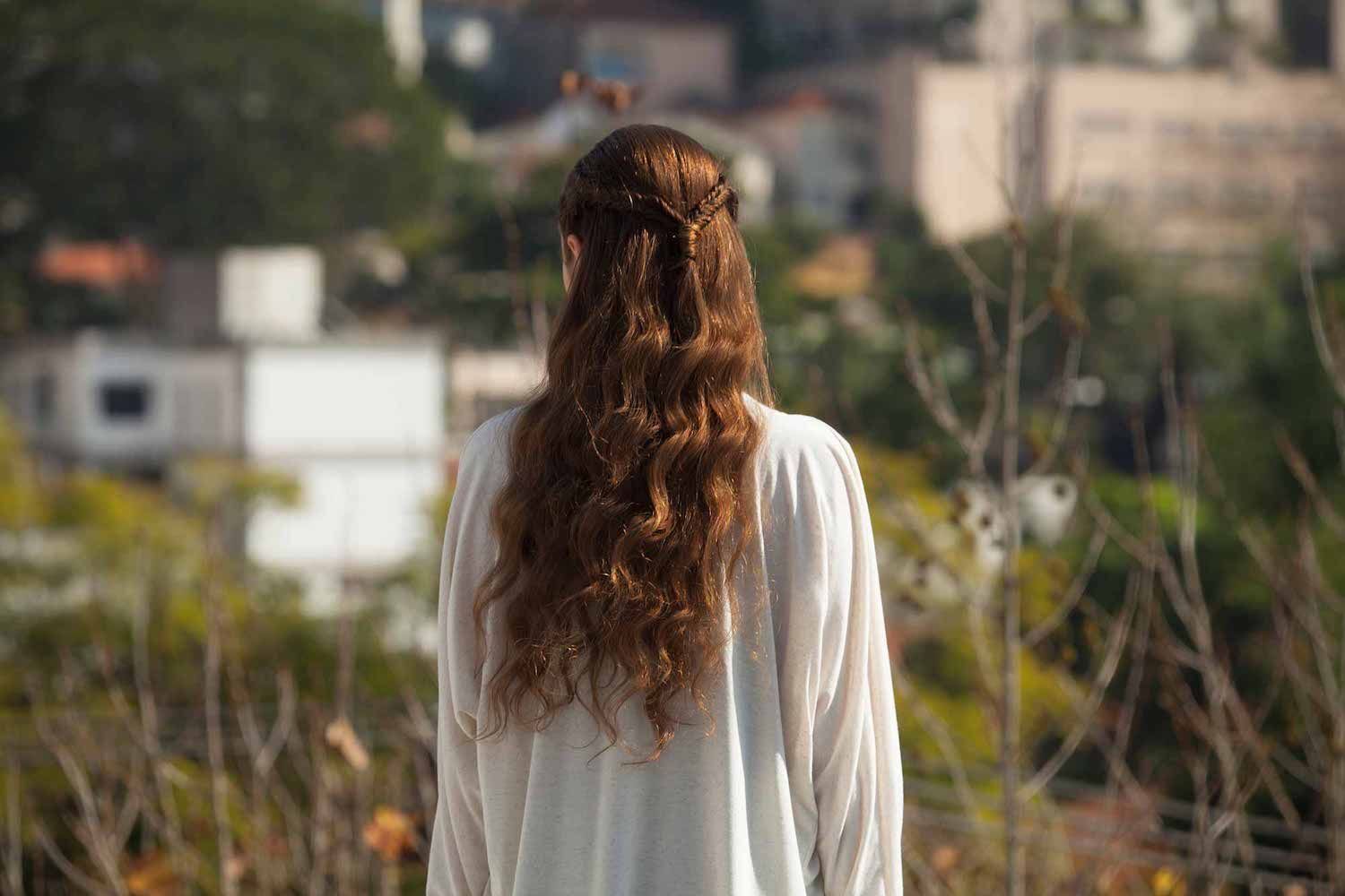 Half updo fishtail braid. (Foto: Lucia Andrade)