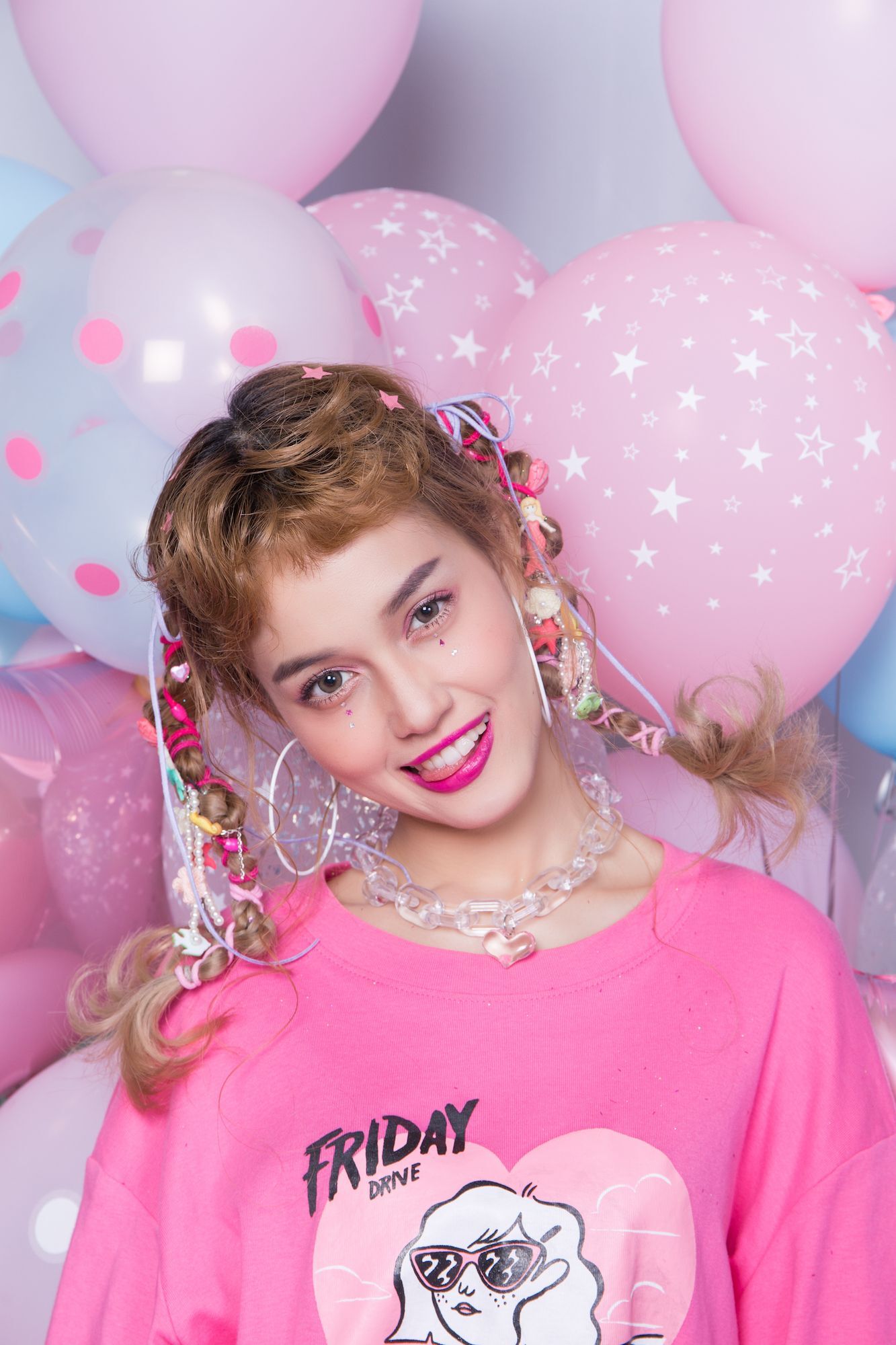 Pigtail gaya Harajuku untuk kamu yang berani. (Foto: Shutterstock)