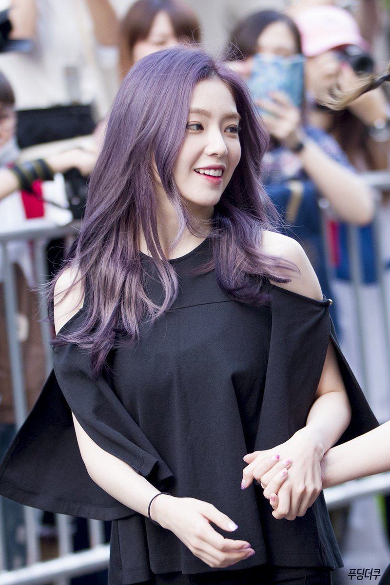 Warna rambut ash lavender a la Irene Red velvet. (Pudding Deokhu)
