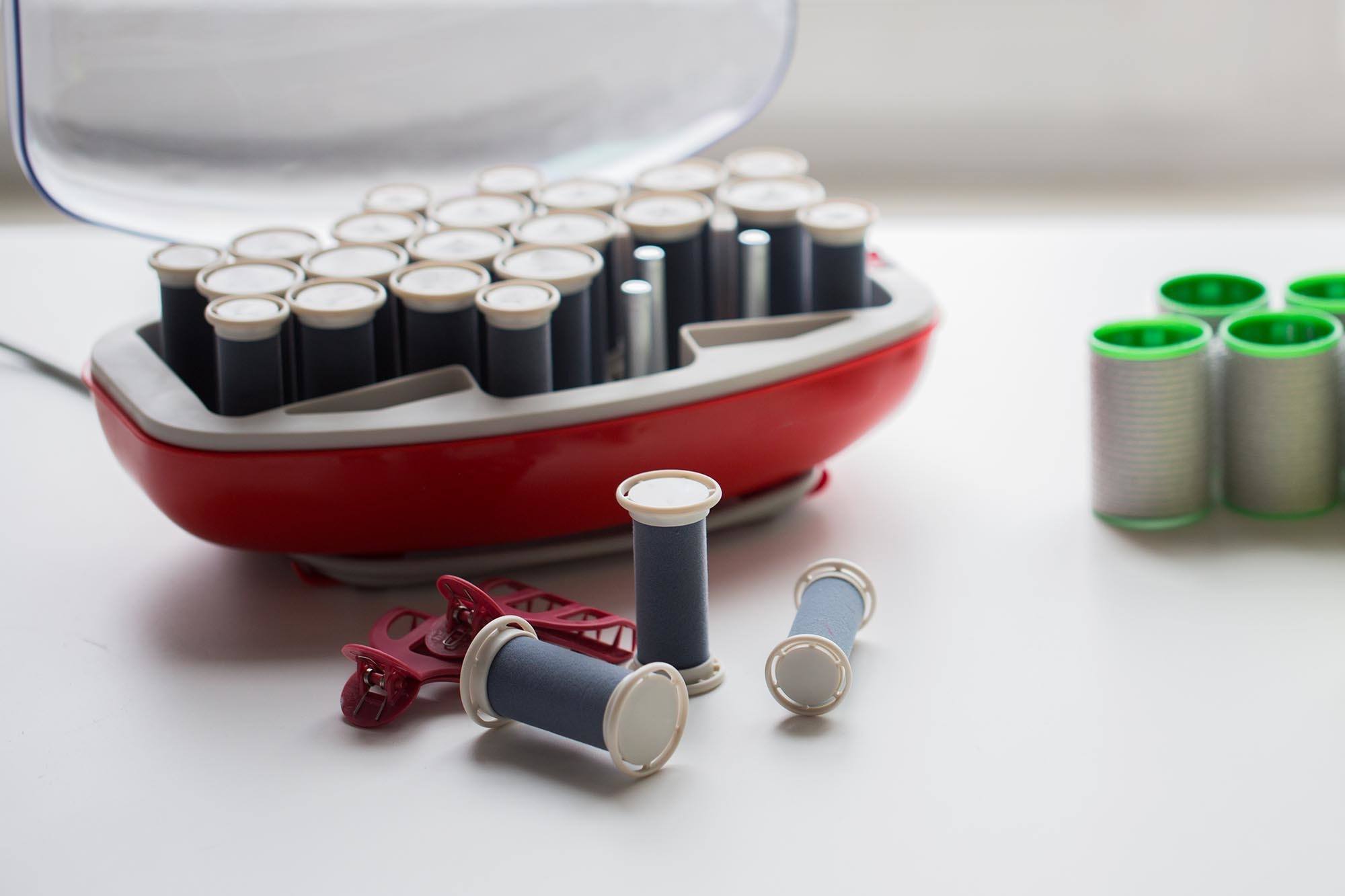 roll rambut bentuk hot roller