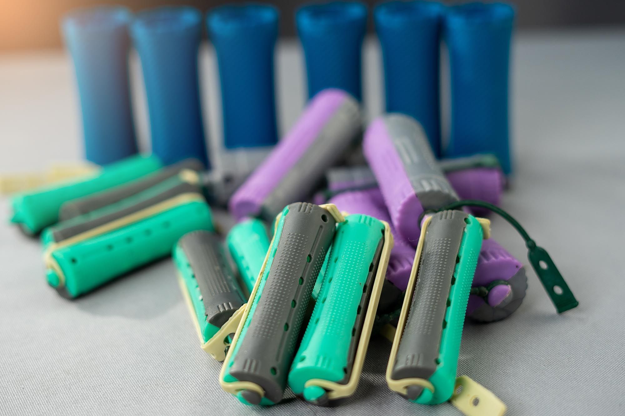 roll rambut bentuk rod