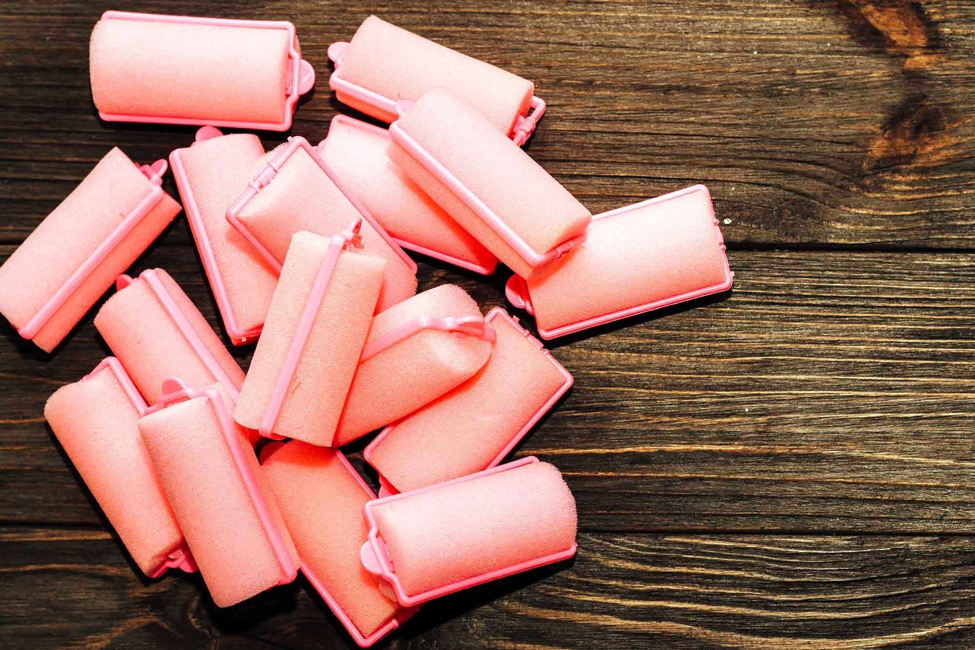 rol rambut bentuk foam