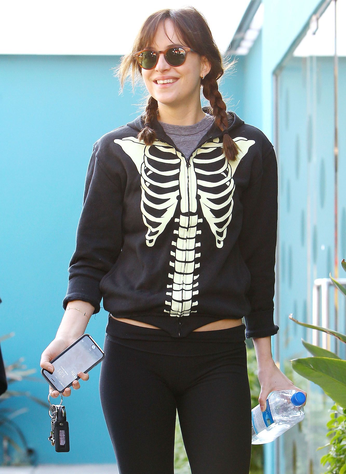 Pigtails braids gaya rambut yang cute untuk nge-gym. (Foto: REX by Shutterstock)