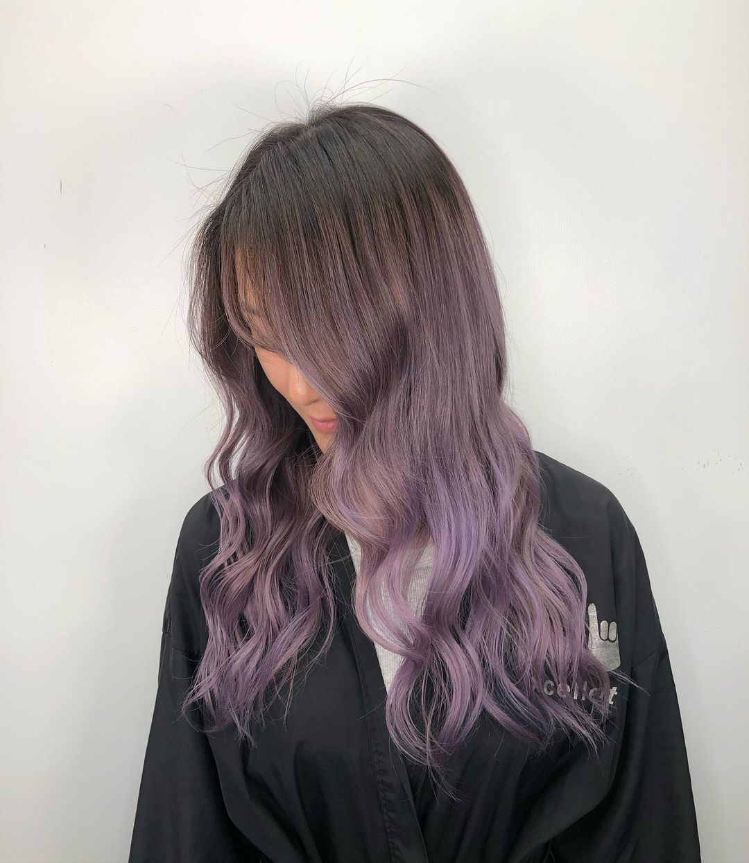Rambut Ombre Warna Lavender