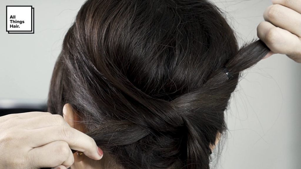 Step 2 low knot bun - dewi paramita