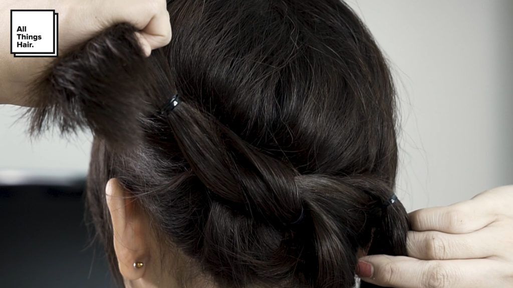 Step 3 low knot bun - dewi paramita.