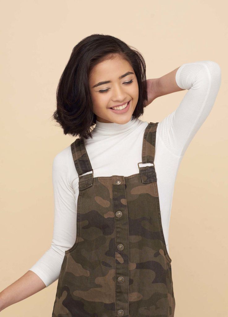 tampilan akhir rambut blow out