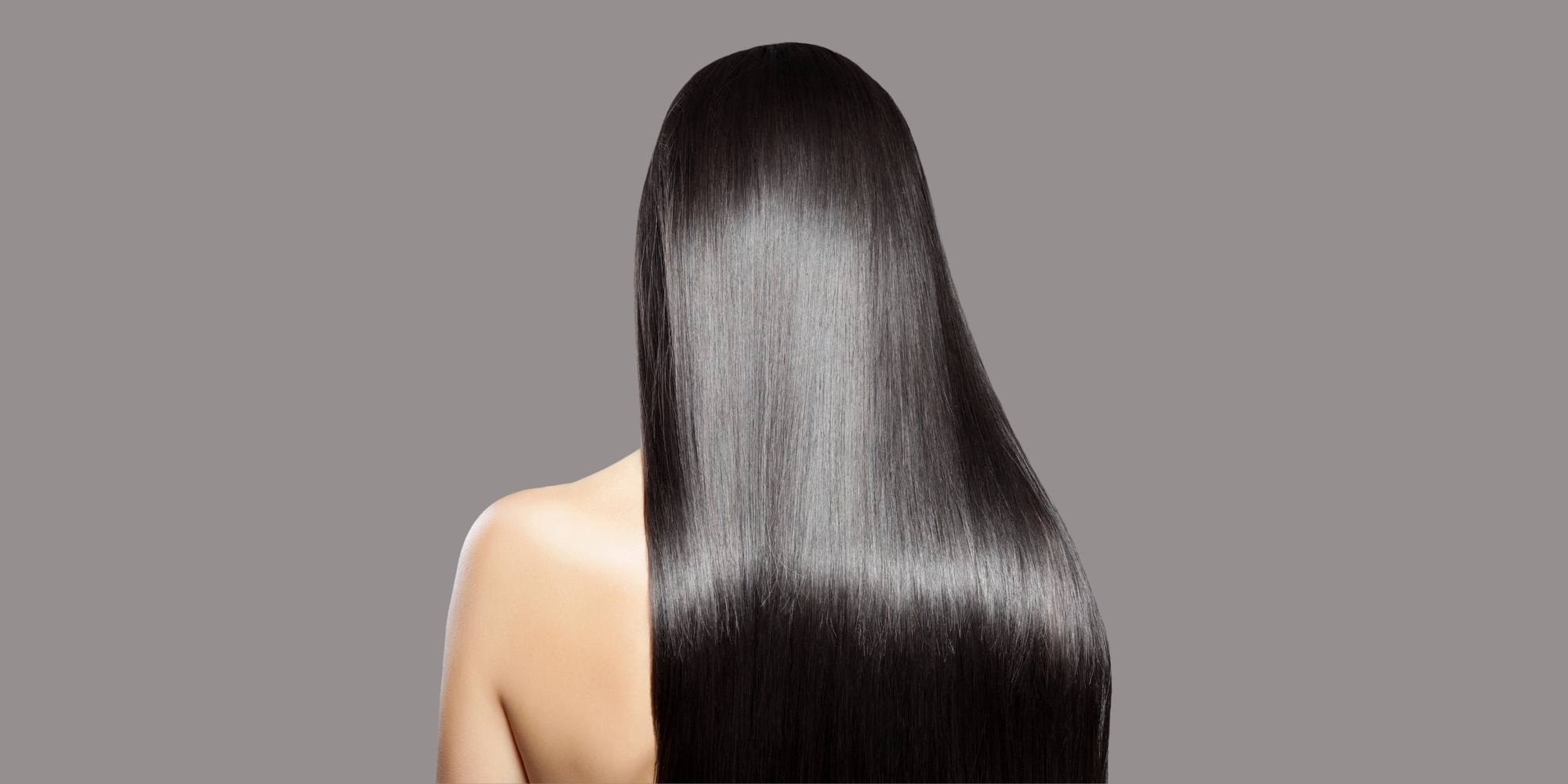 wanita dengan jenis rambut lurus