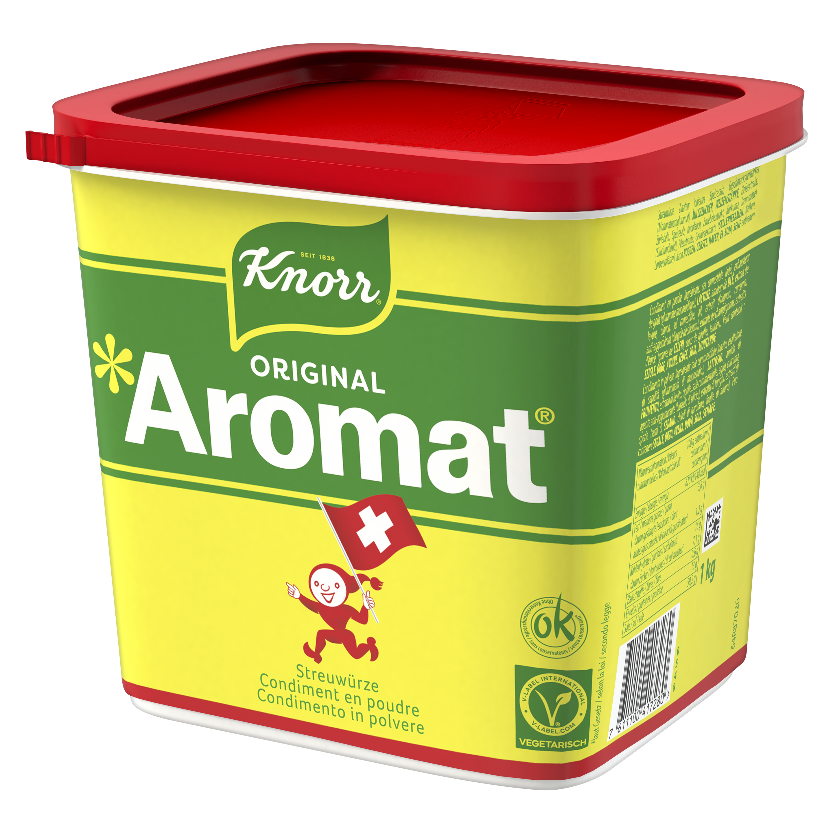 KNORR Aromat Condiment en poudre 1 kg boîte