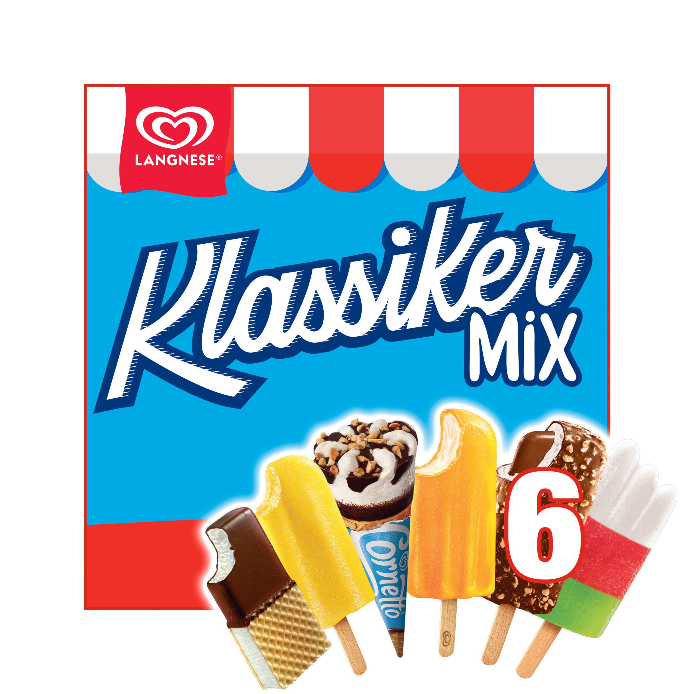 Langnese Klassiker Mix 482ml - Langnese Deutschland packshot