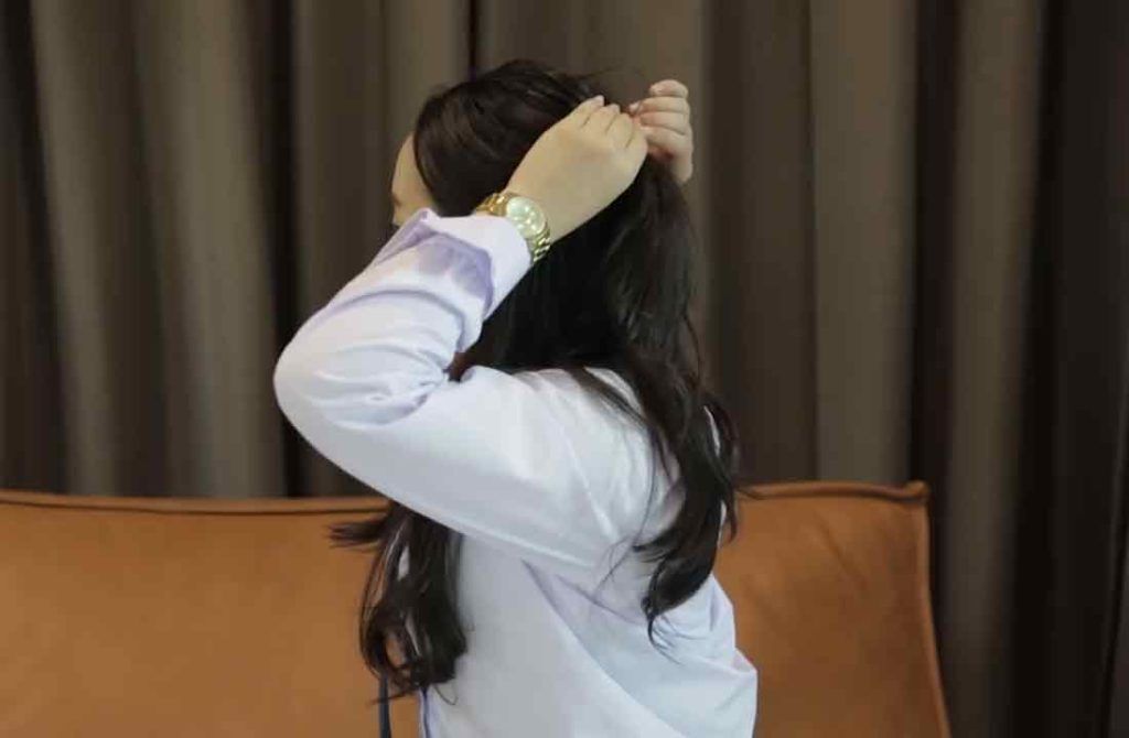 ทำผมหางม้าไปโรงเรียน