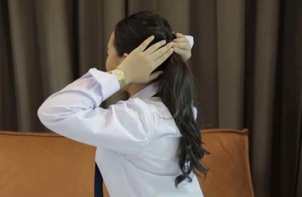 ทำผมหางม้าไปโรงเรียน