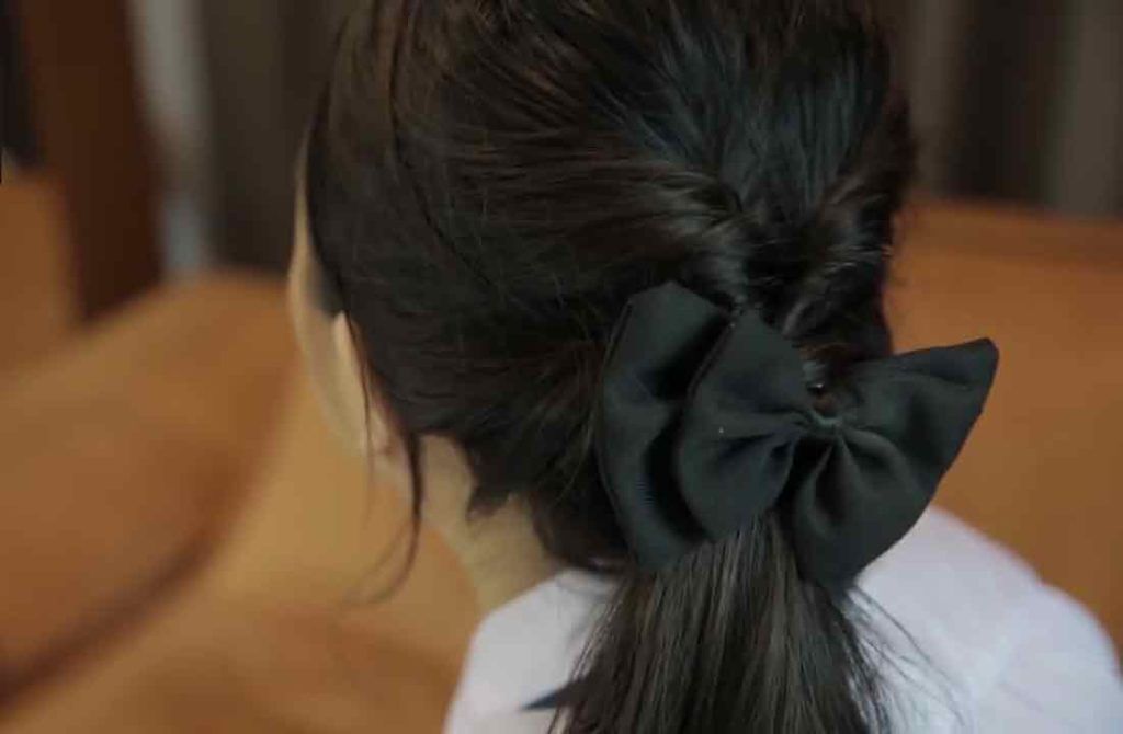 ทำผมหางม้าไปโรงเรียน