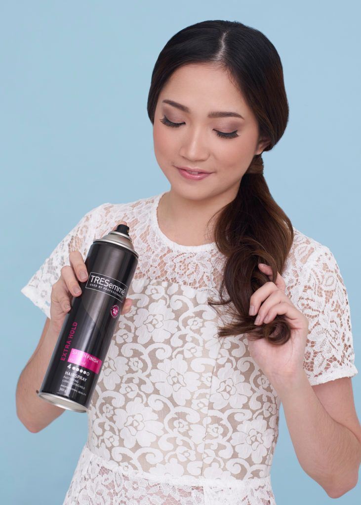 ผมหางม้า ผมหางม้าต่ำ มัดผมเบี่ยงข้าง ทรงผมสุภาพ