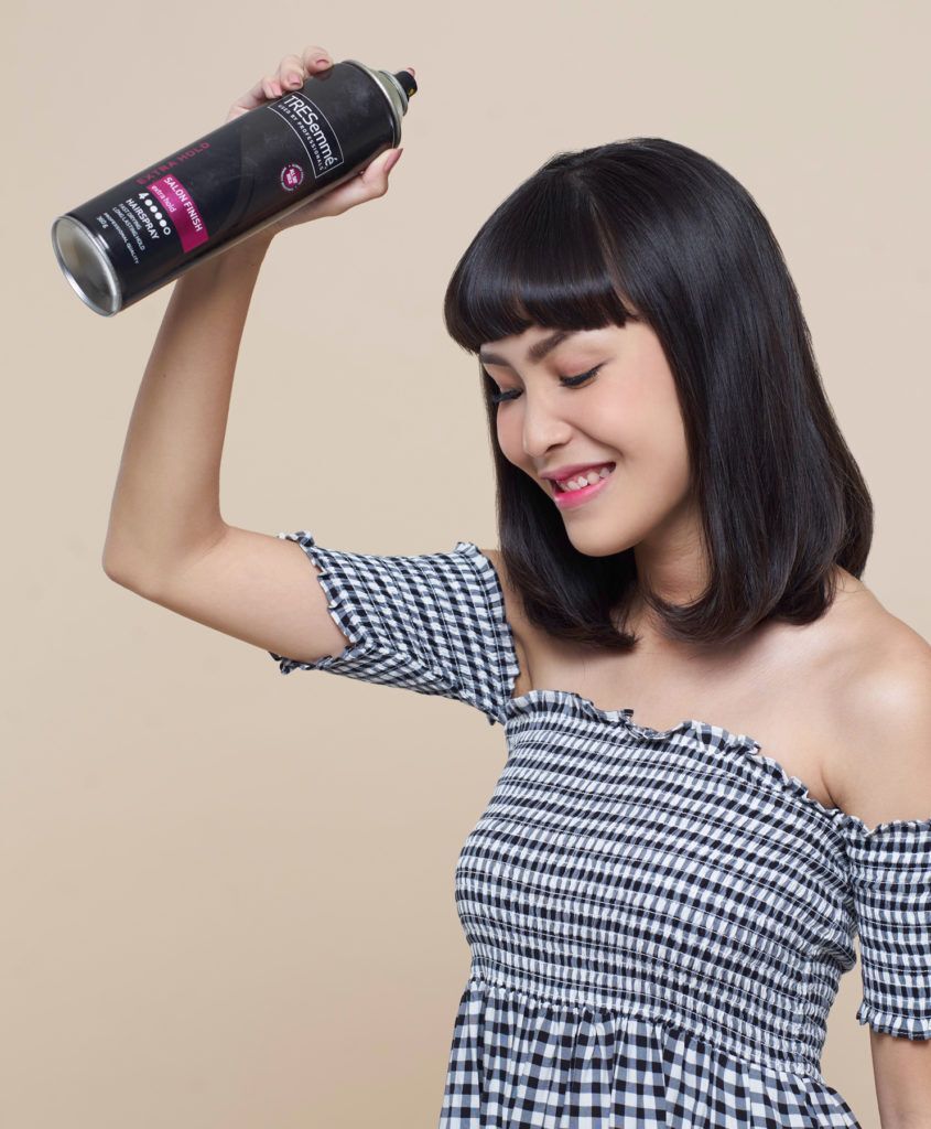 วิธีไดร์หน้าม้าตรง