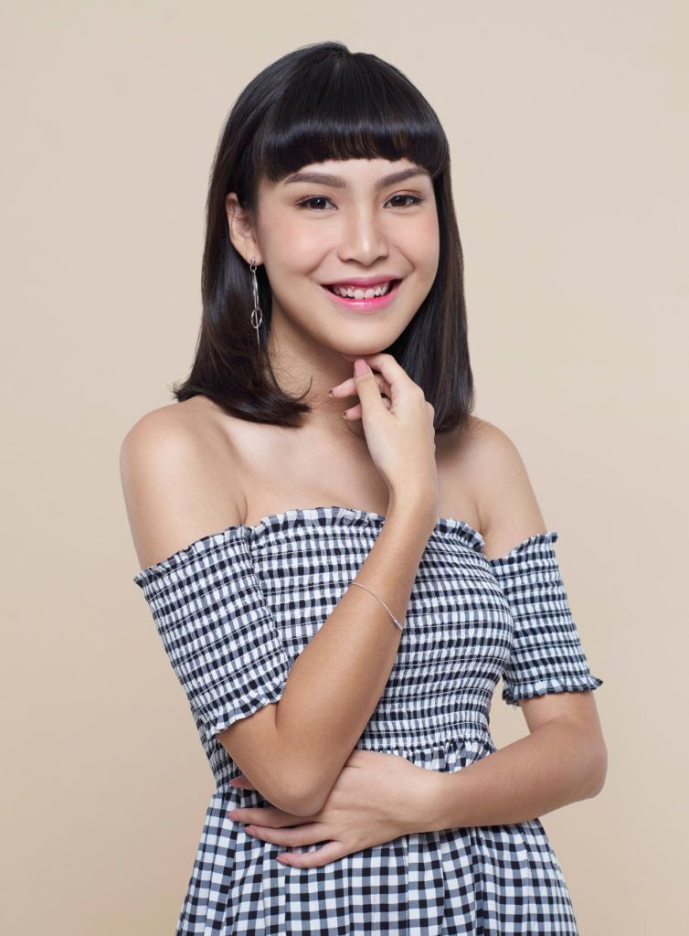 วิธีไดร์หน้าม้าตรง