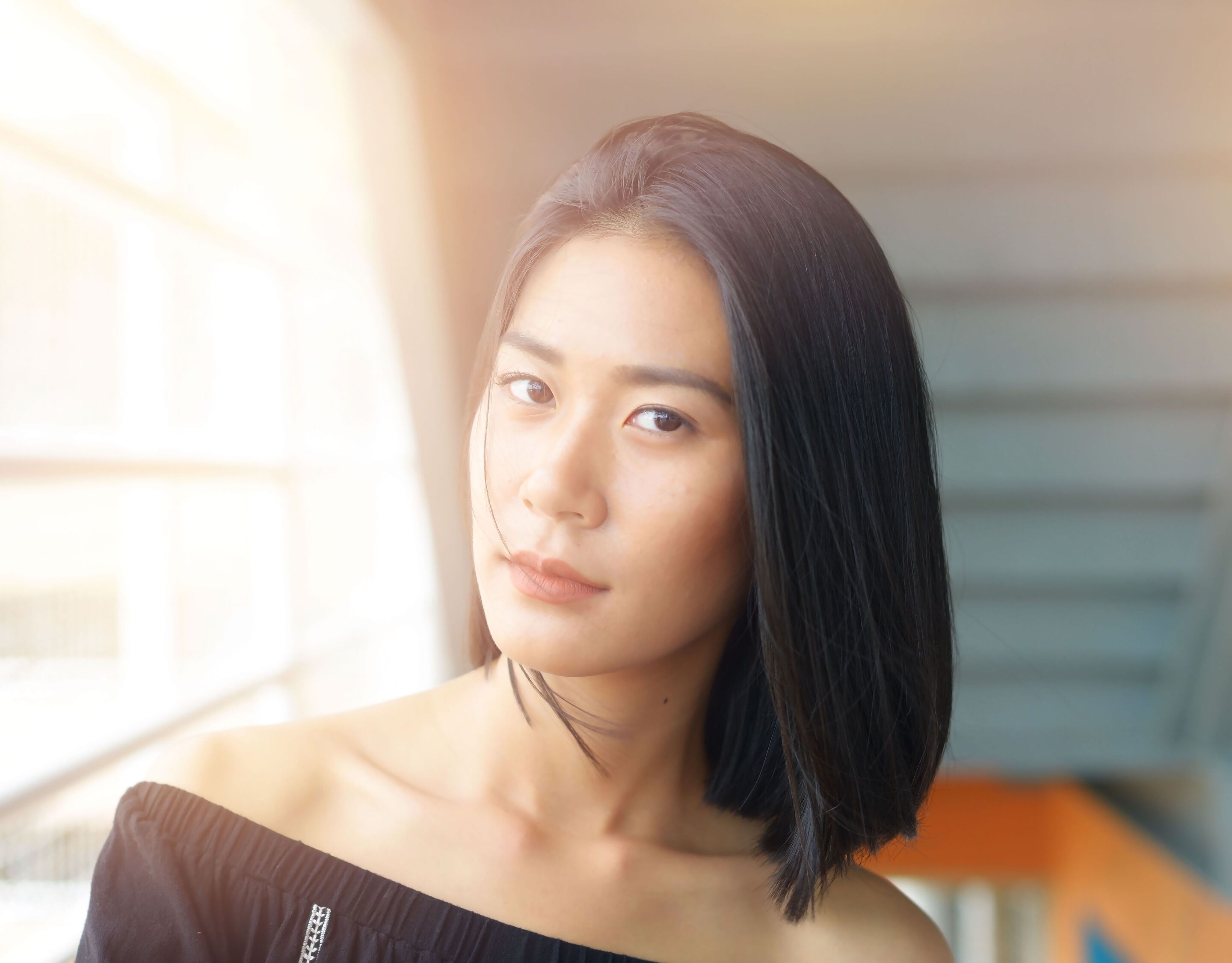 ทรงผมบ๊อบประบ่า (Credit : Shutterstock)