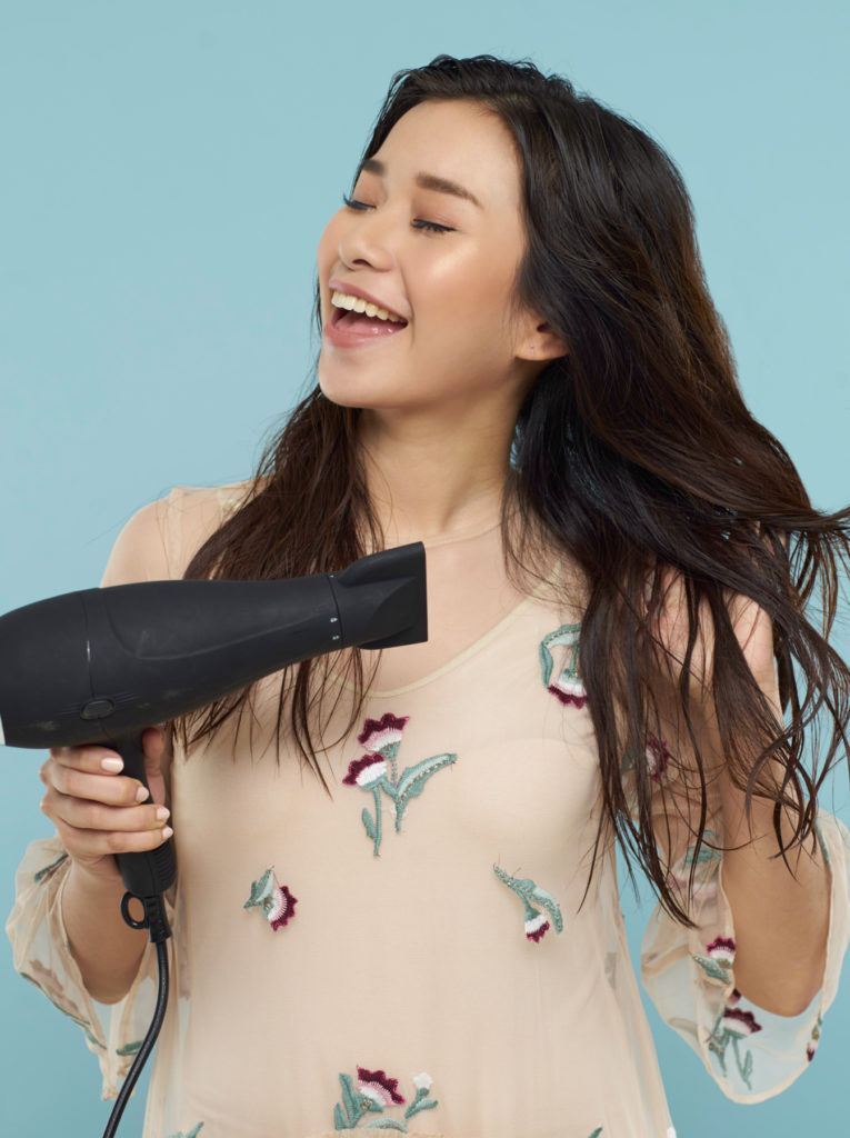 ถักเปียครึ่งหัว มัดผมครึ่งหัว ผมยาว