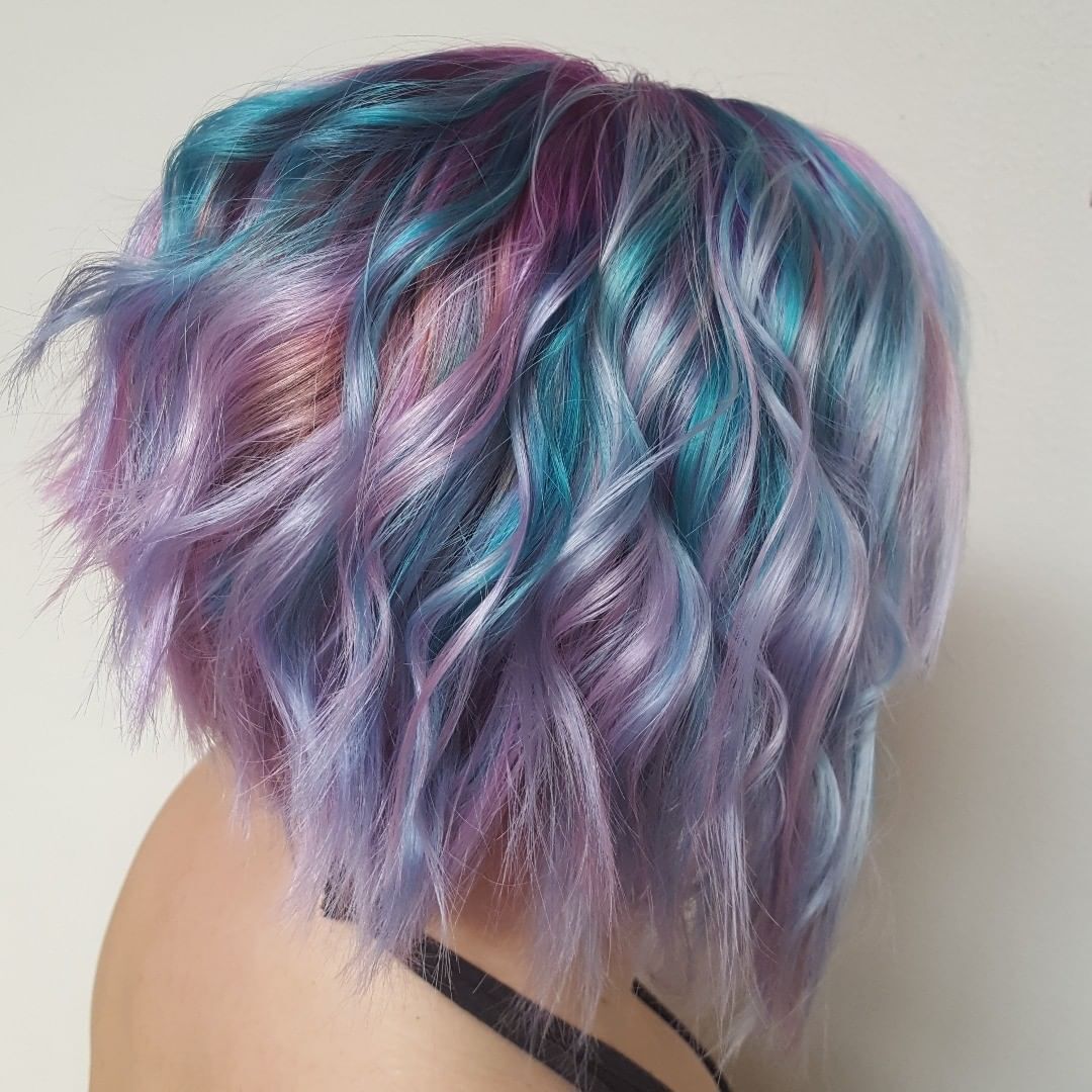 multicolor hairstyles for fat girl