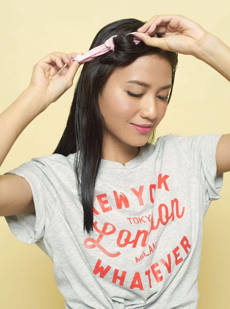 ม้วนผมลอนแบบไม่ใช้ความร้อน