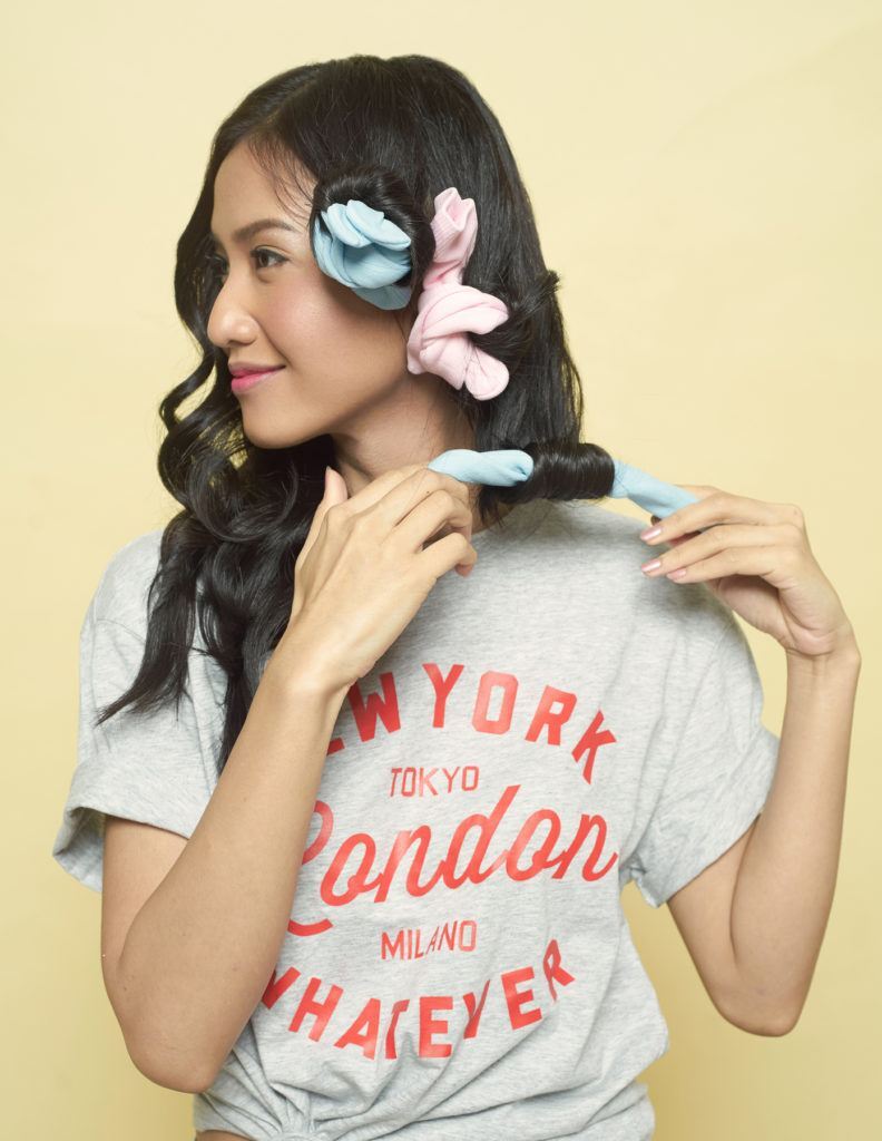 ม้วนผมลอนแบบไม่ใช้ความร้อน