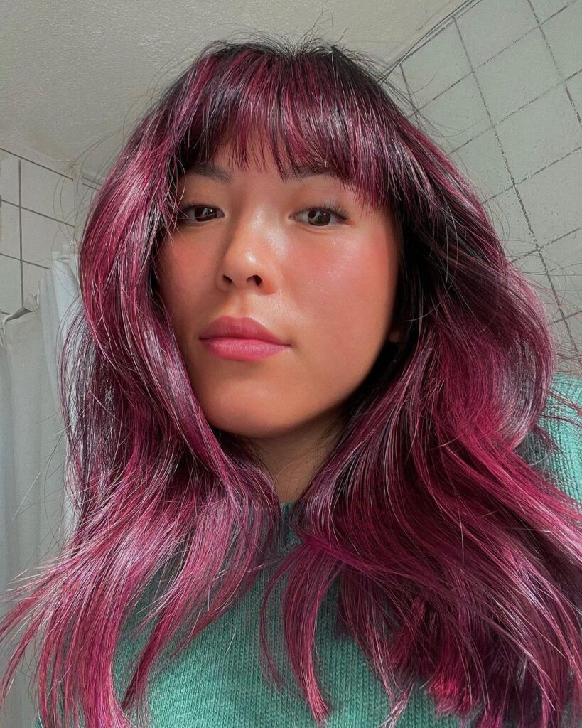 ผมสีไวน์แดงบาลายาจ