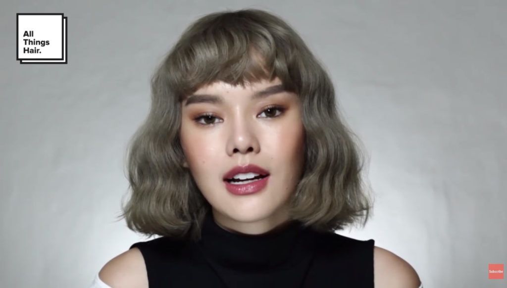 ผู้หญิง เอเชีย ไว้ผมบ๊อบสั้น ม้วนผม ไปปาร์ตี้