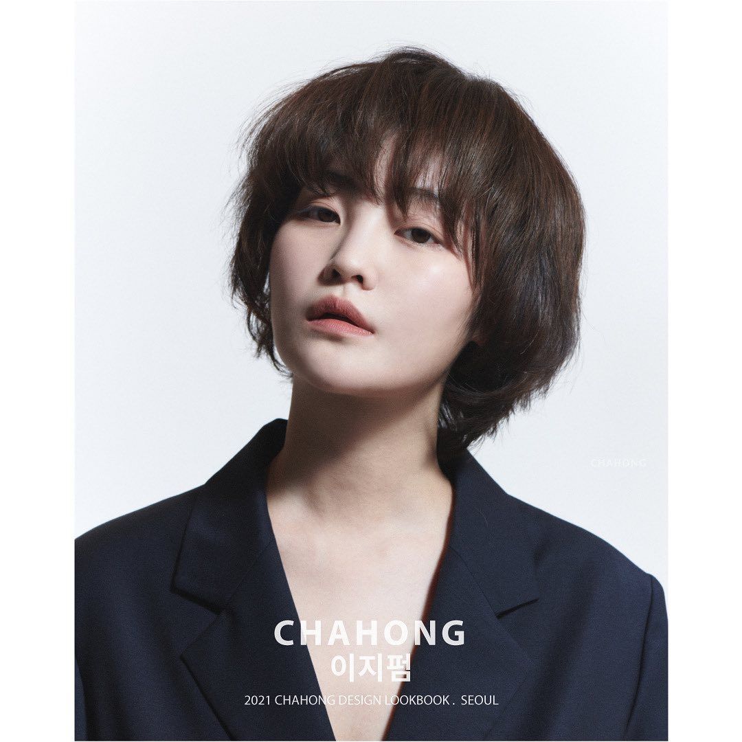 ผมหน้าม้าดัดวอลลุ่ม