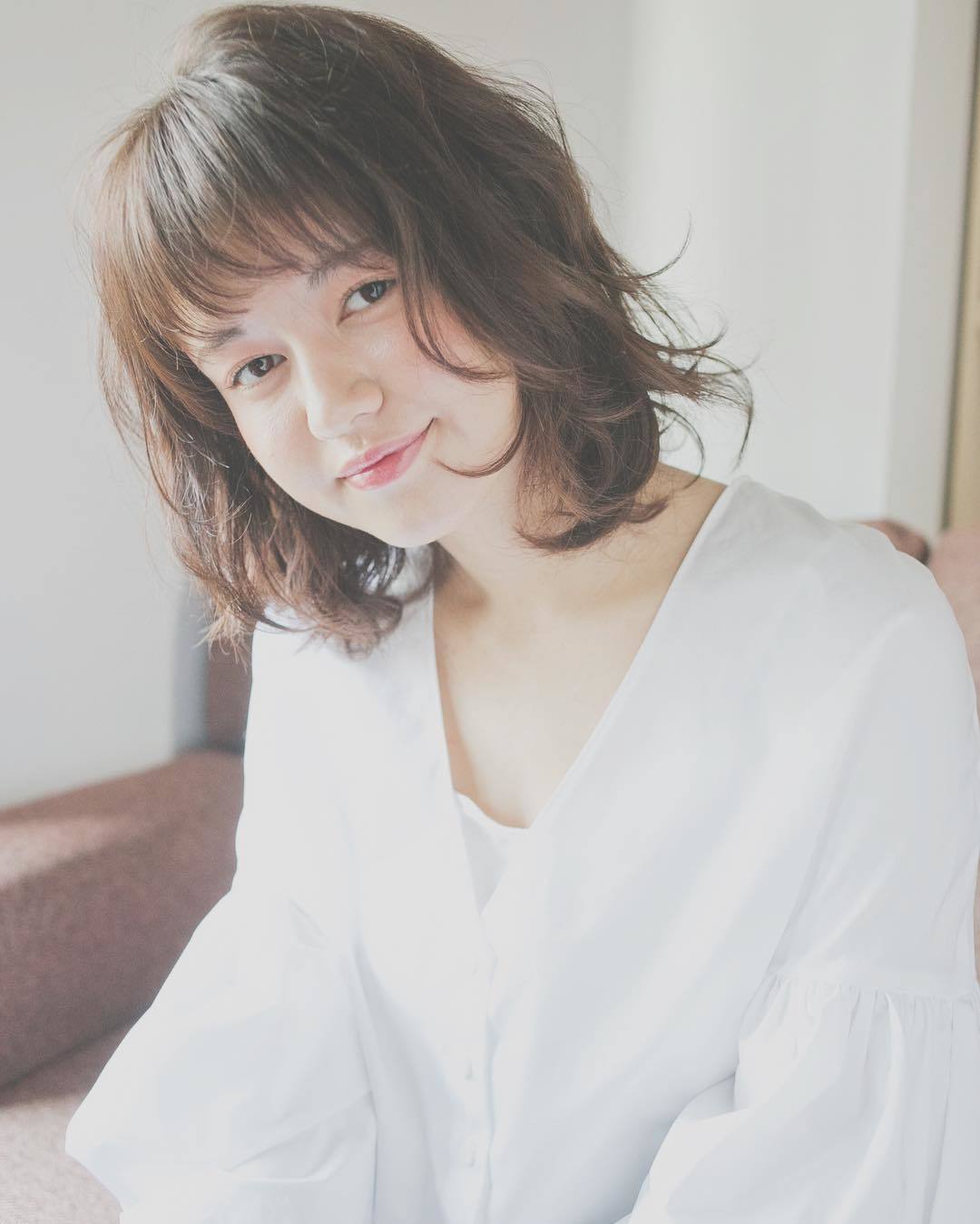 ผมสั้นประบ่าไล่เลเยอร์ ทรงผมสาวญี่ปุ่น