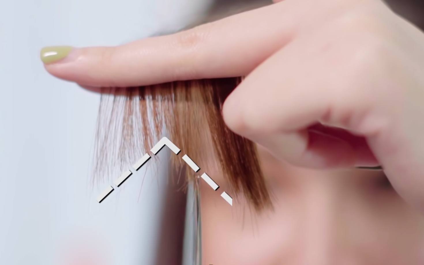 ผู้หญิงเอเชียสอน วิธีตัดผมเอง