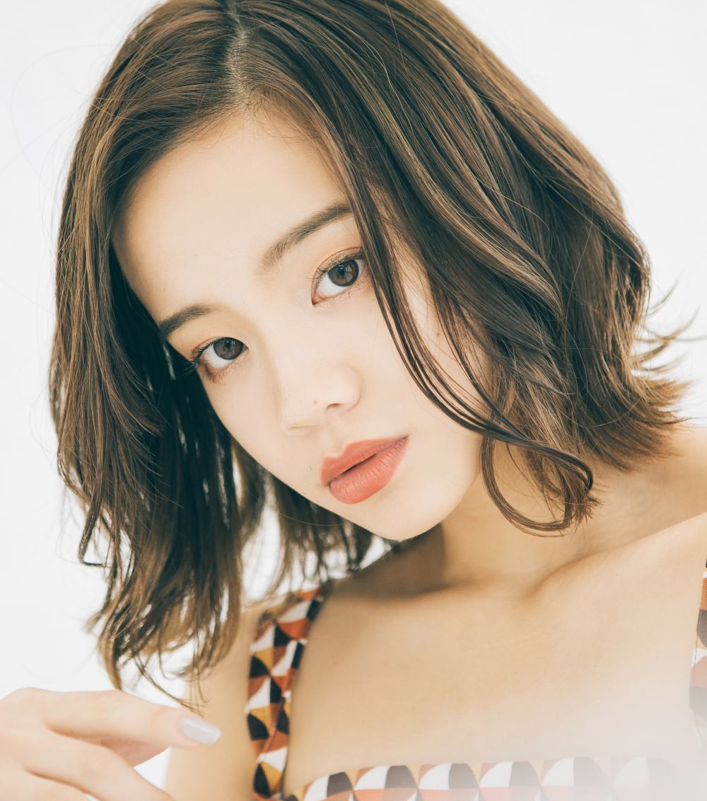 ผมสั้นประบ่าไล่เลเยอร์ ทรงผมสาวเกาหลี