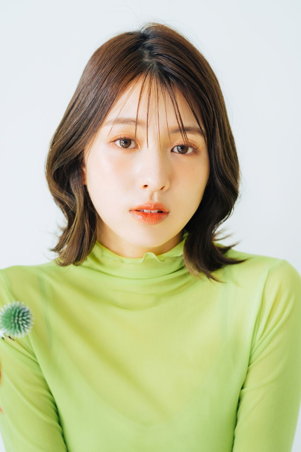 ผมสั้นประบ่าไล่เลเยอร์ ทรงผมสาวเกาหลี