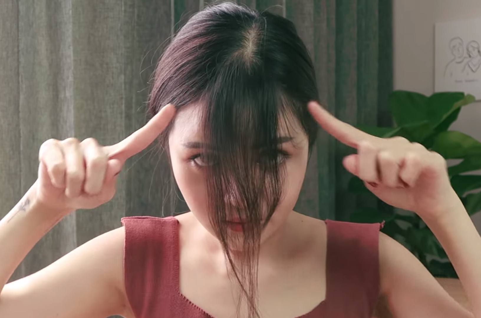 ตัดผมหน้าม้าเอง หน้าม้าซีทรู หน้าม้าเกาหลี เซ็ตผมหน้าม้า ผมประบ่า ผมสั้นน่ารักๆ