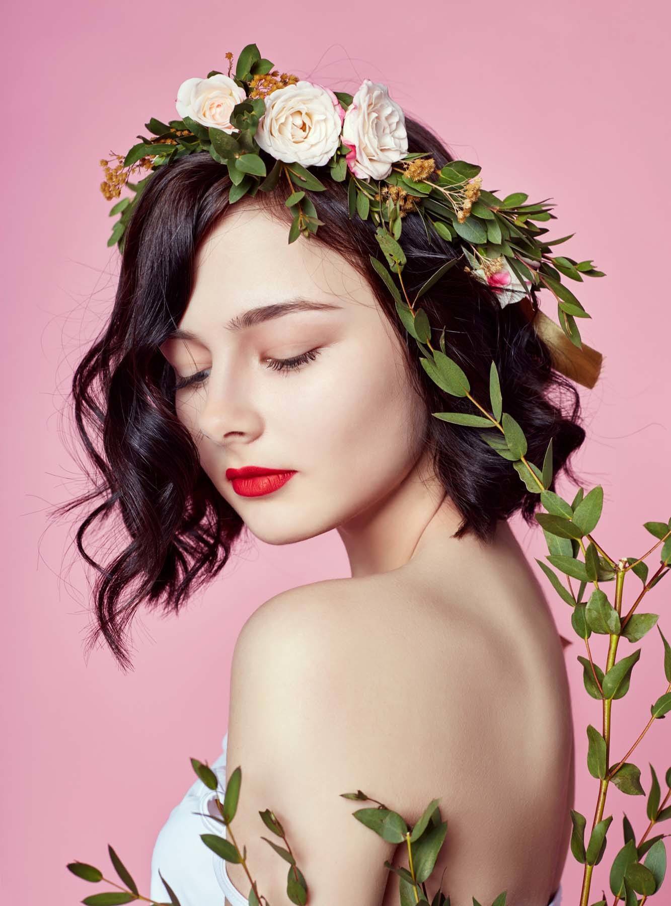 ผมสั้นดัดปลาย (Credit: Rex by Shutterstock)