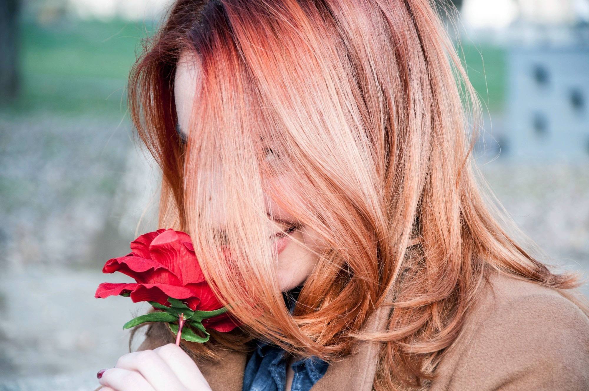 สีผมบลอนด์แดง