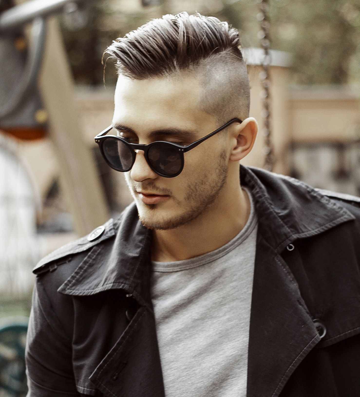 ทรง Side part (Credit: Rex by Shutterstock)