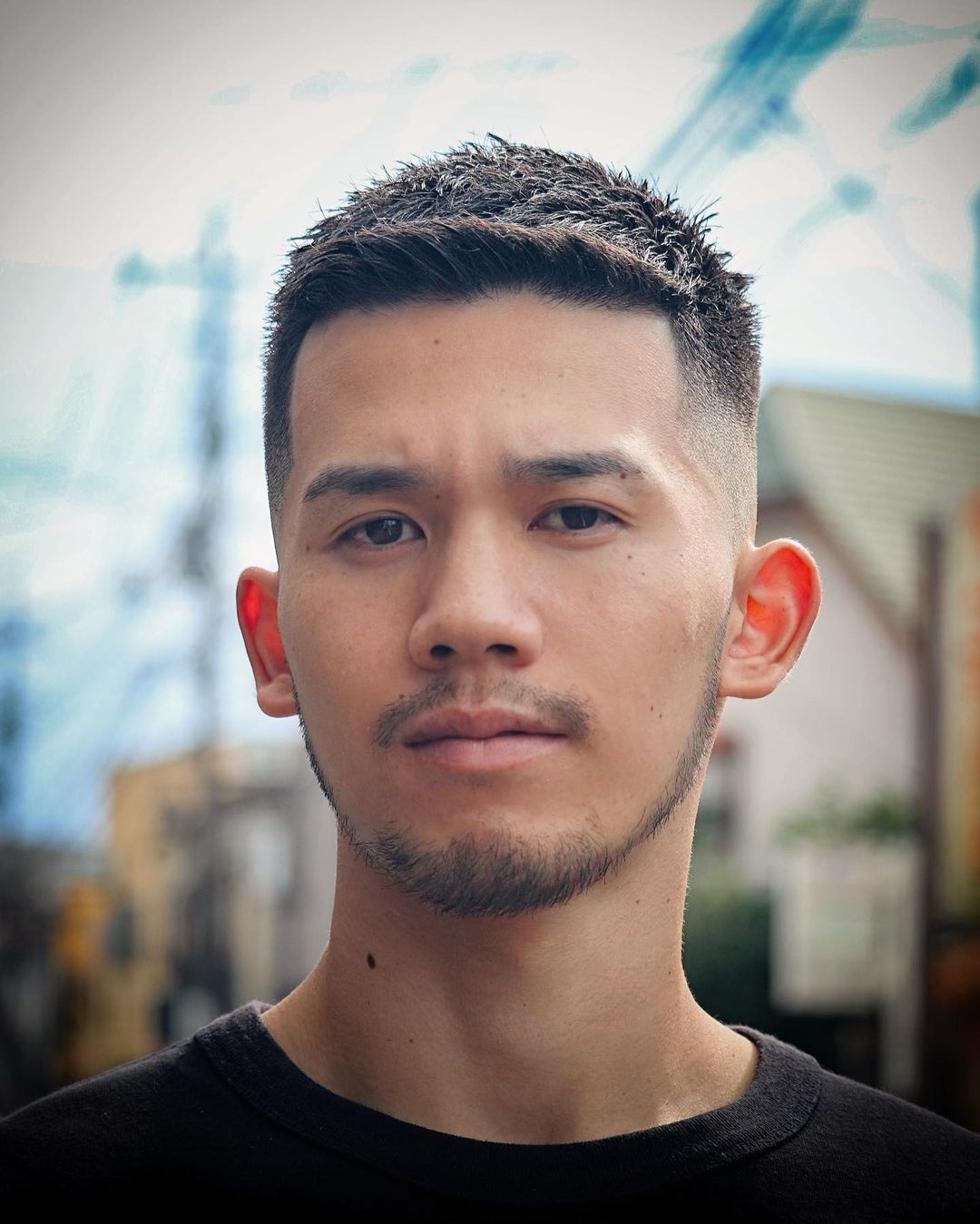 ผู้ชายเอเชีย ตัดผมสั้น ไว้มผมทรงครูว์คัต สกินเฟด ทรงผมชาย 2024