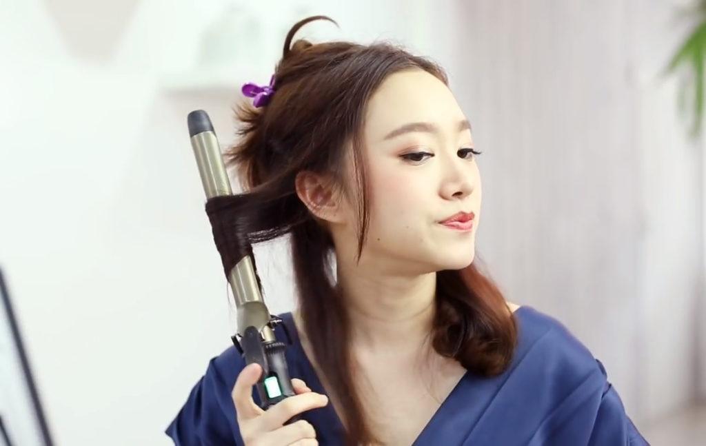 ทำผมออกงานให้ดูหนาสำหรับสาวผมบาง