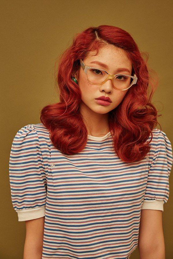 ไอเดียผมสีทองแดง ออร่าพุ่งแรง แถมเสริมลุคให้ดูสวยแพงสุดๆ