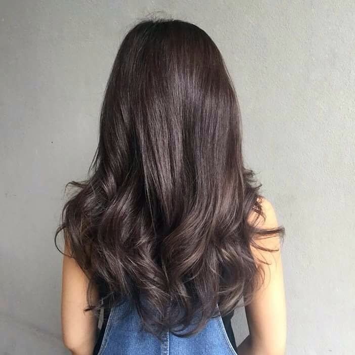 ผมสีน้ำตาลเทา ทำได้ตั้งแต่เฉดสว่างจนถึงเข้ม (Credit: instagram.com/salondebear)