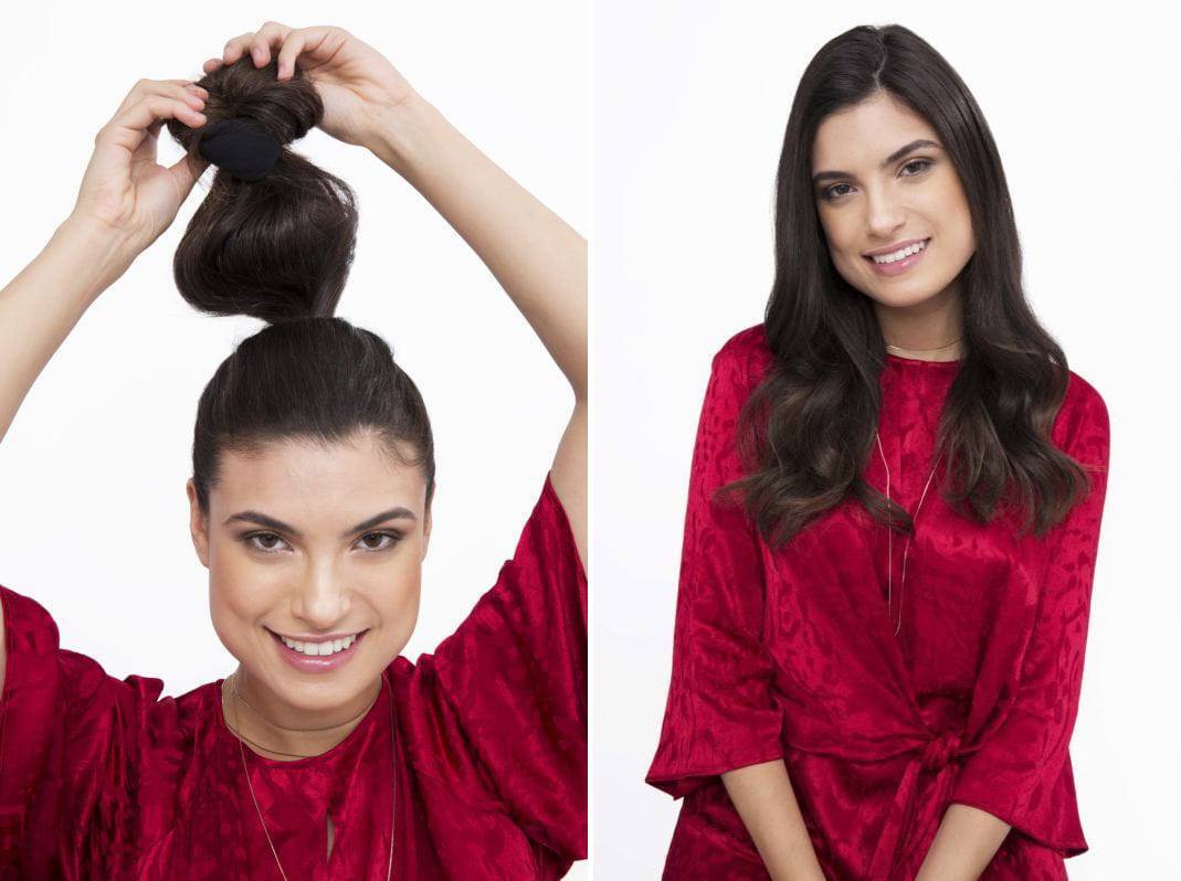 ทำผมลอนอ่อนๆ ด้วยโดนัท (Credit: Verity Jane Smith)