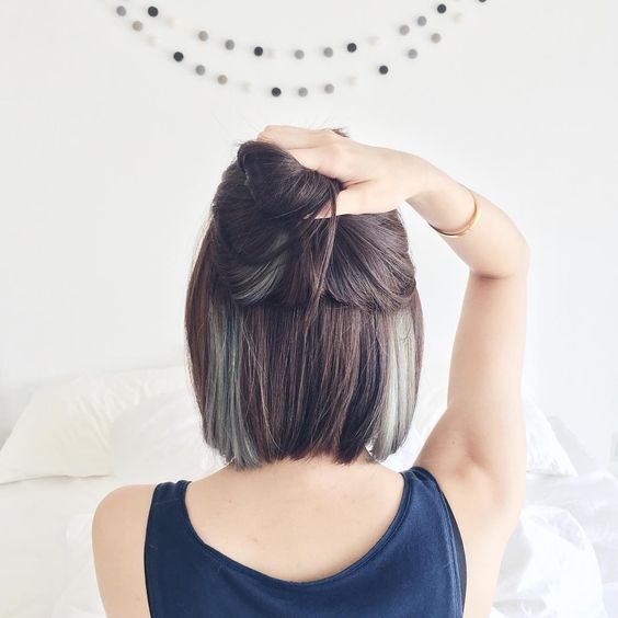 ไฮไลต์ซ่อนสีผม