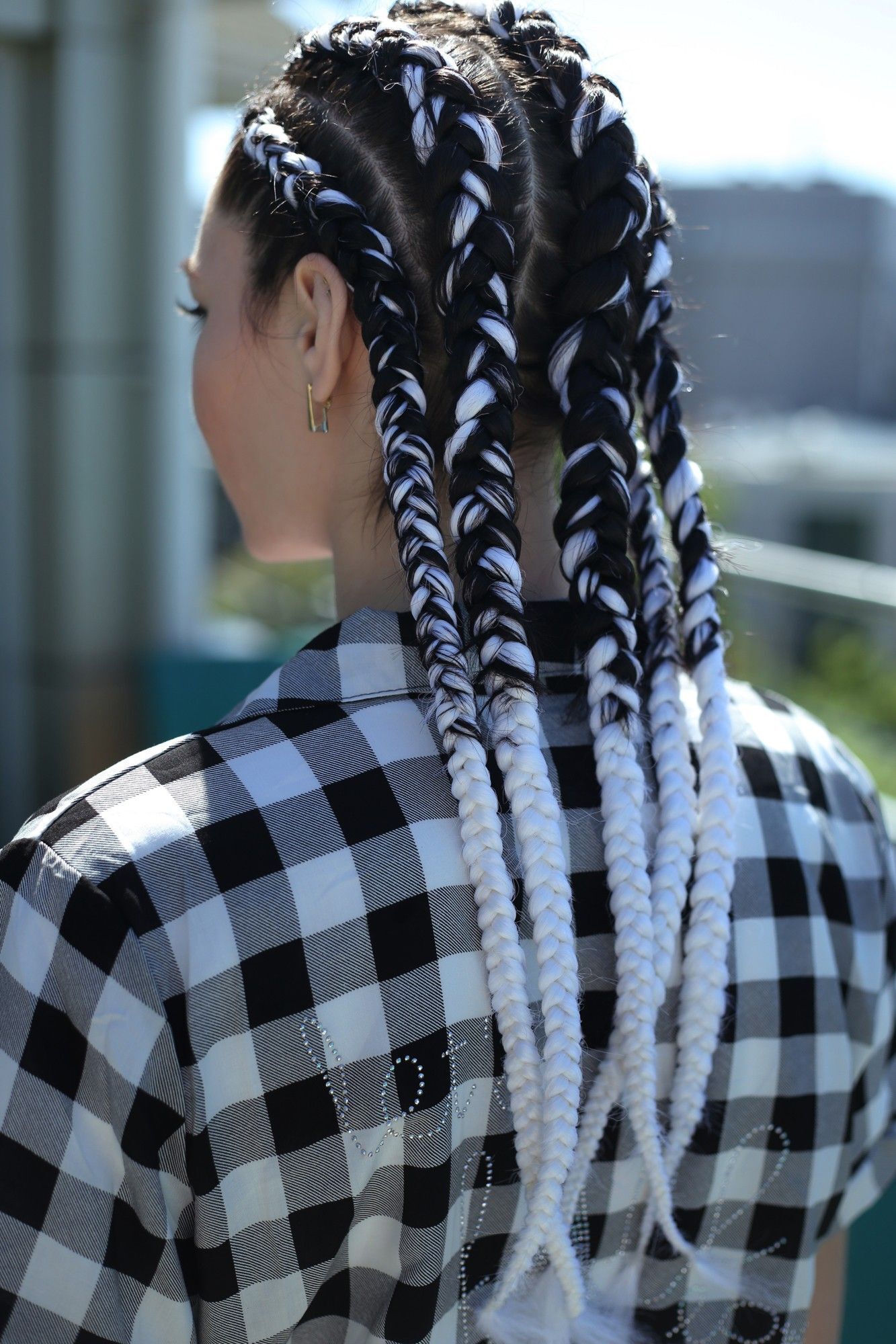 Chunky cornrows (Credit: Rex by Shutterstock)