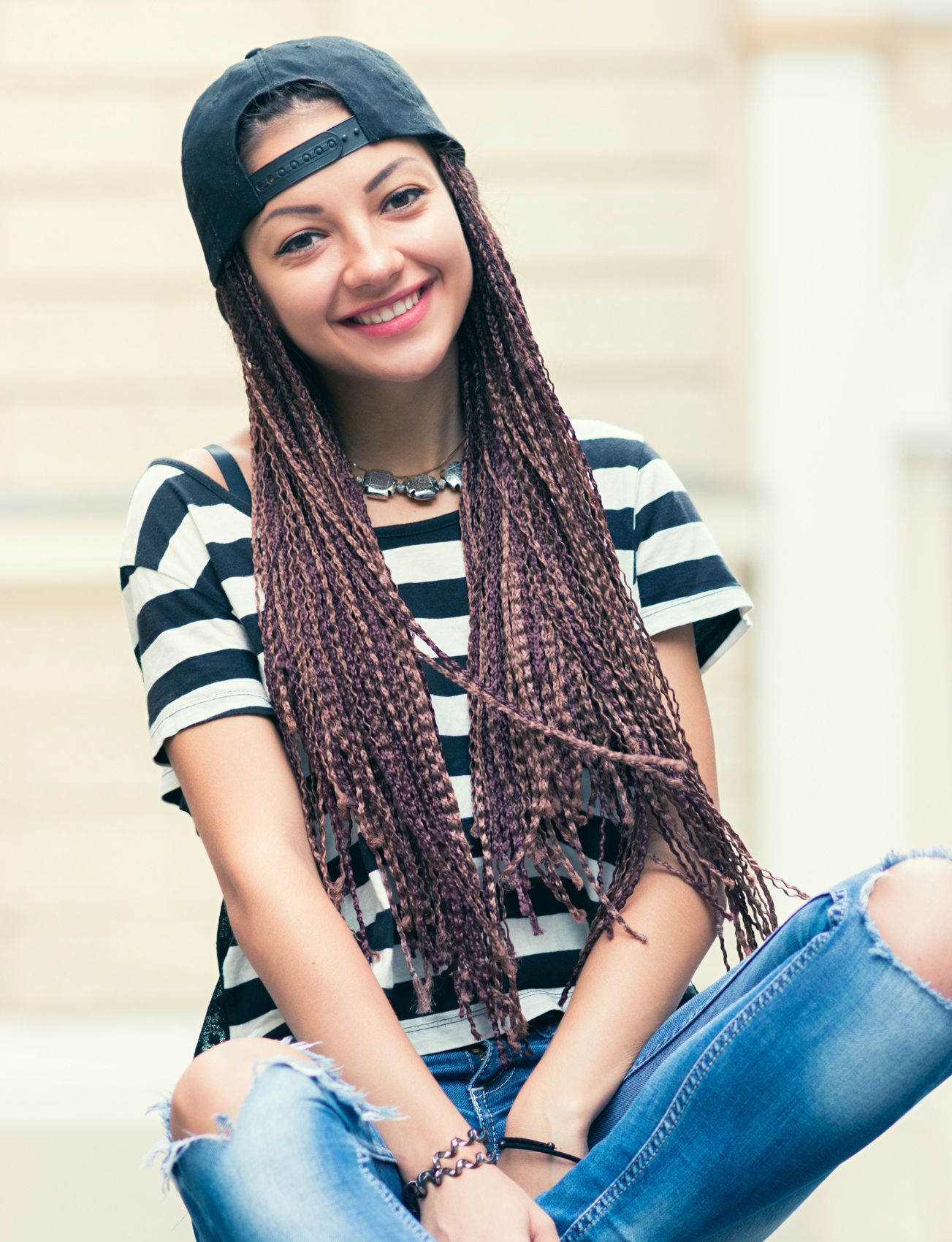 ไอเดีย ทรงผมถักเปีย Cornrows แบบฮิปๆ