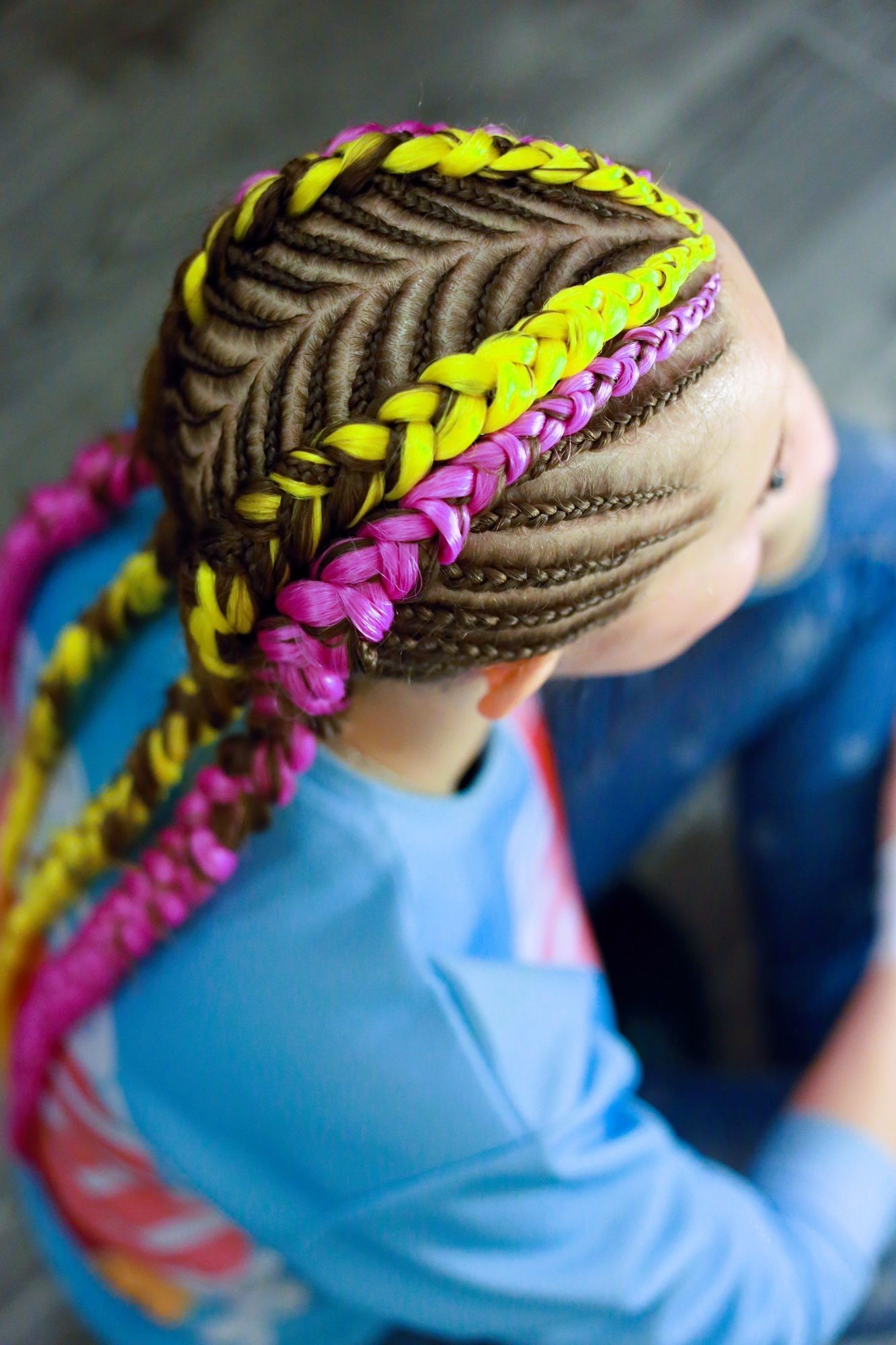 เปีย Cornrow